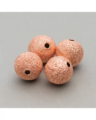 Distanziatore Palline Di Ottone Satinate 8mm 80gr 160pz Oro Rosa-PALLINE VARIE | Worldofjewel.com