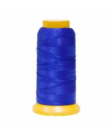 Filo di Nylon Cotone Per Infilatura Di Perle E Pietre A Nodini 100 Metri 1pz Blu Elettrico-FILO DI NYLON | Worldofjewel.com