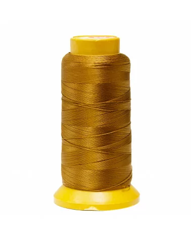 Filo di Nylon Cotone Per Infilatura Di Perle E Pietre A Nodini 100 Metri 1pz Marrone Chiaro-FILO DI NYLON | Worldofjewel.com