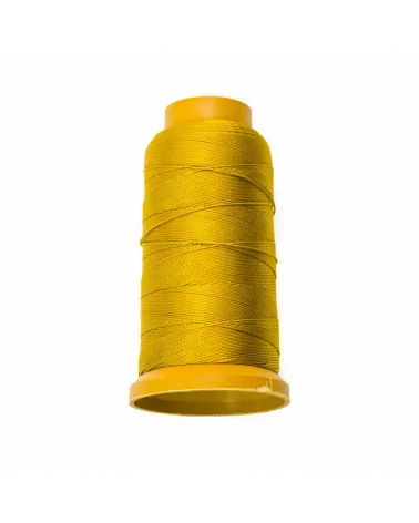 Filo di Nylon Cotone Per Infilatura Di Perle E Pietre A Nodini 100 Metri 1pz Senape-FILO DI NYLON | Worldofjewel.com