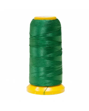 Filo di Nylon Cotone Per Infilatura Di Perle E Pietre A Nodini 100 Metri 1pz Verde Smeraldo-FILO DI NYLON | Worldofjewel.com