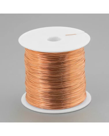 Filo di Ottone Modellabile Protetto Contro Ossidatura Misura 0,4mm 250gr Oro Rosa-FILI DI OTTONE E BRONZO | Worldofjewel.com