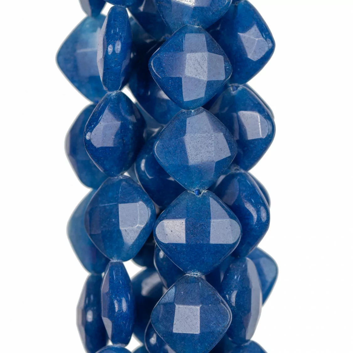 Giada Blu Lapis Rombo Piatto Sfaccettato 18mm Chiaro-GIADA BLU | Worldofjewel.com