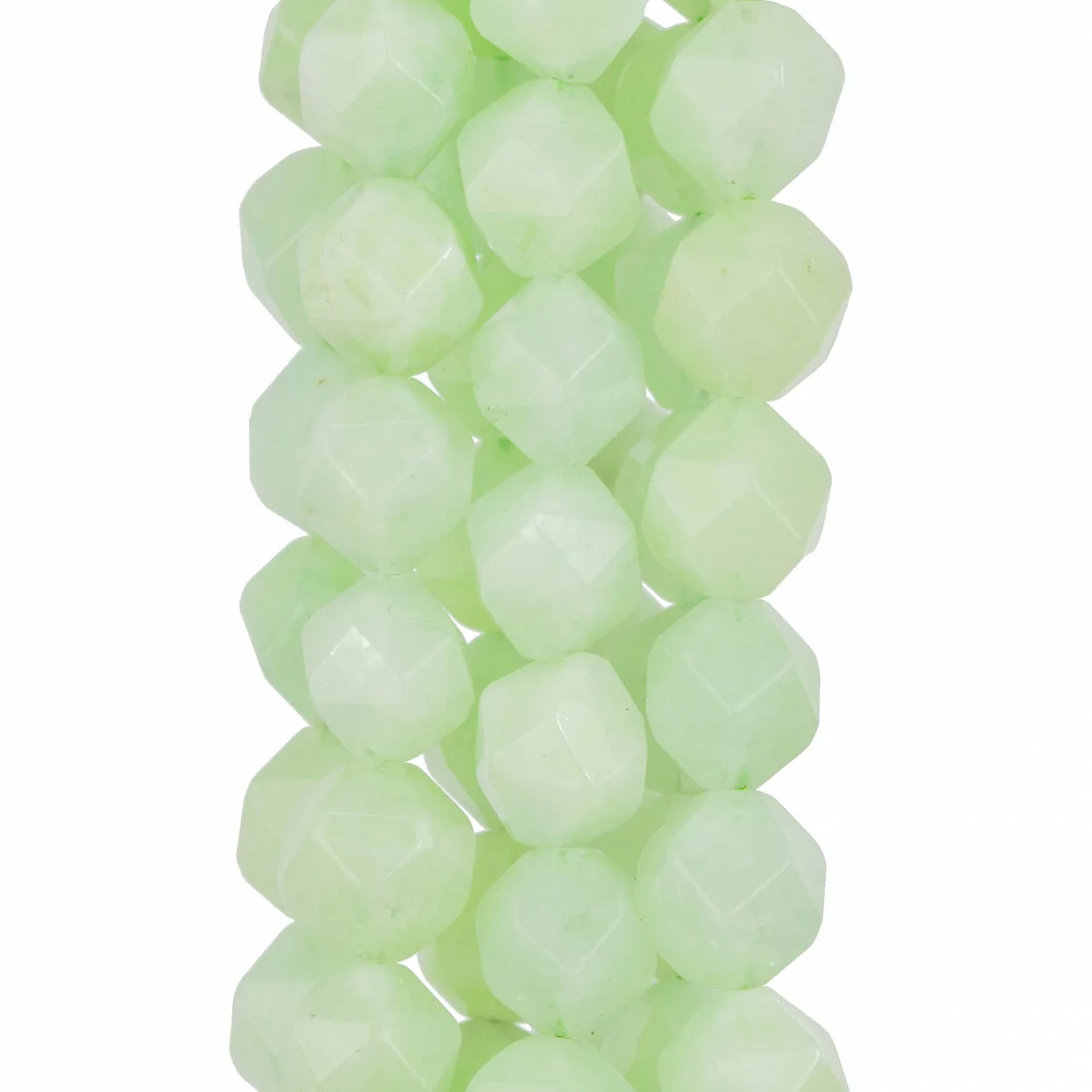 Giada Lime Icosaedro Perlina Tonda Sfaccettata 10mm-GIADA LIME | Worldofjewel.com