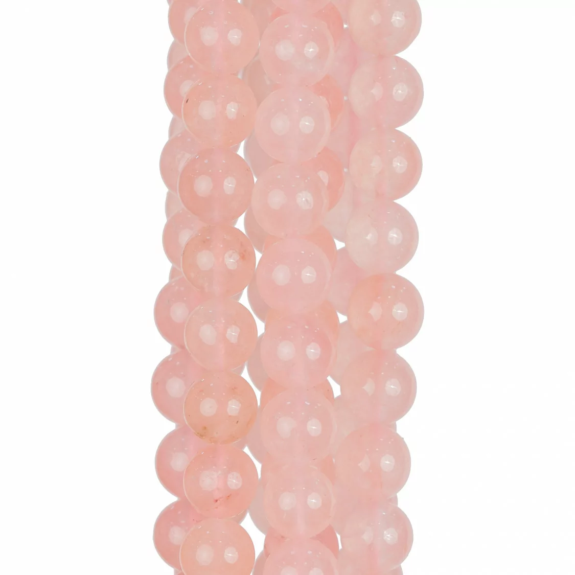 Giada Rosa Tondo Liscio 8mm Trasparente-GIADA ROSA | Worldofjewel.com