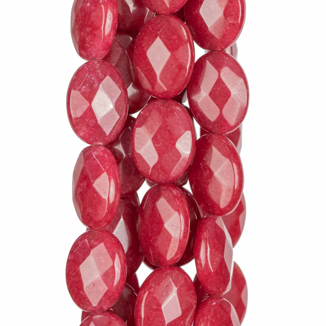 Giada Rubellite Ovale Piatto Sfaccettato 13x18mm-GIADA RUBELLITE | Worldofjewel.com