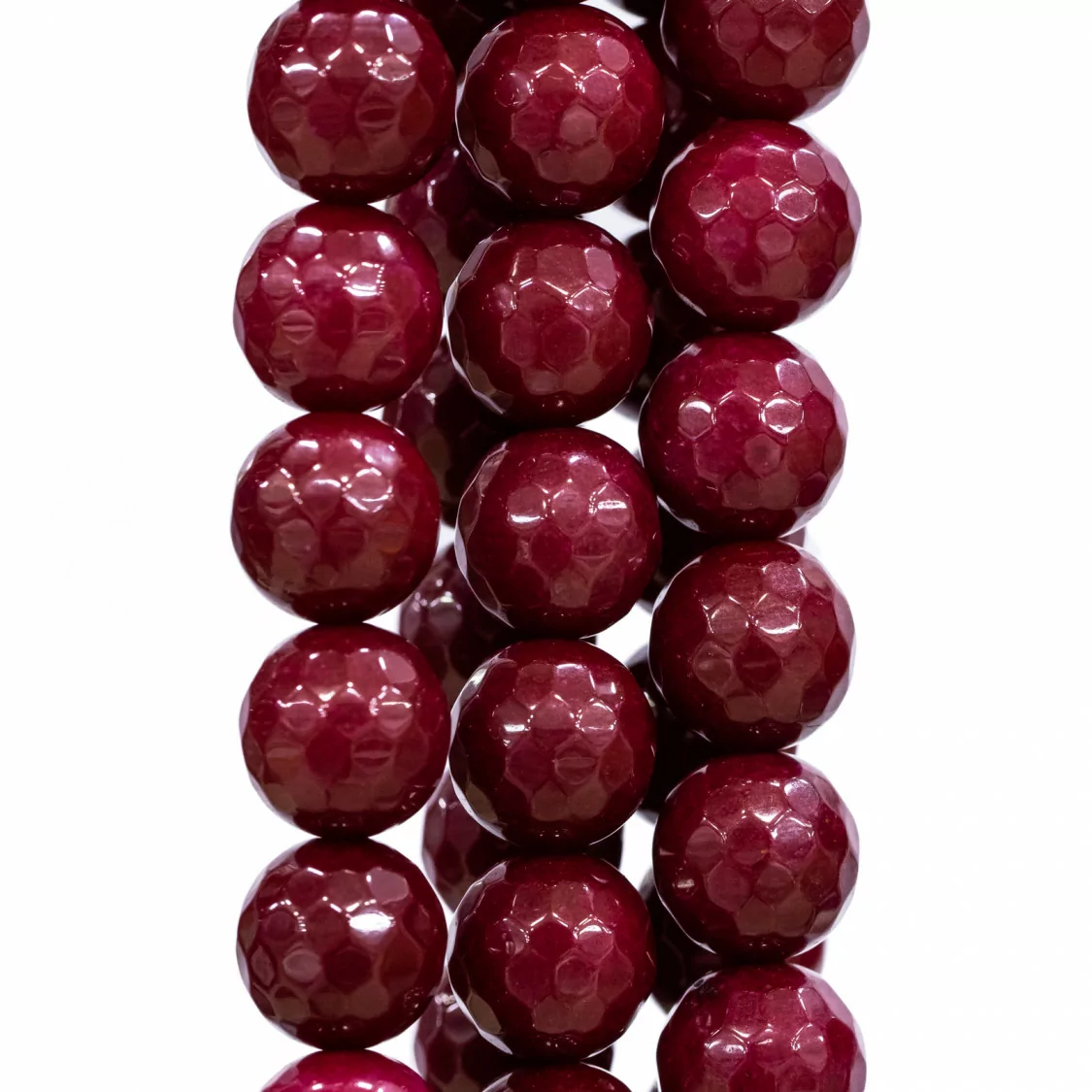 Giada Rubellite Perlina Tonda Sfaccettata 18mm-GIADA RUBELLITE | Worldofjewel.com