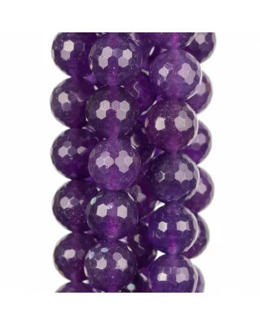 Giada Viola Perlina Tonda Sfaccettata 12mm-GIADA VIOLA | Worldofjewel.com