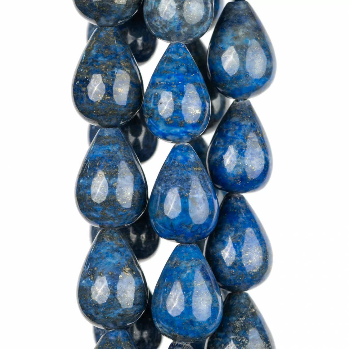 Lapislazzuli Blu Grezzo Gocce Briolette Lisce 13x18mm-LAPISLAZZULI BLU GREZZO | Worldofjewel.com