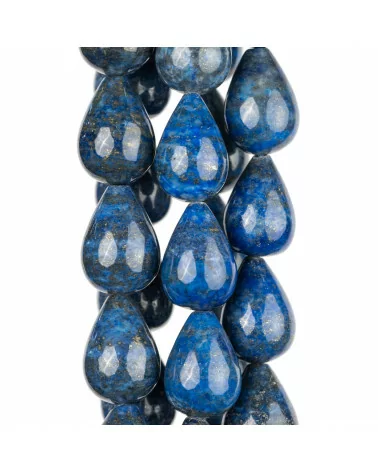 Lapislazzuli Blu Grezzo Gocce Briolette Lisce 13x18mm-LAPISLAZZULI BLU GREZZO | Worldofjewel.com