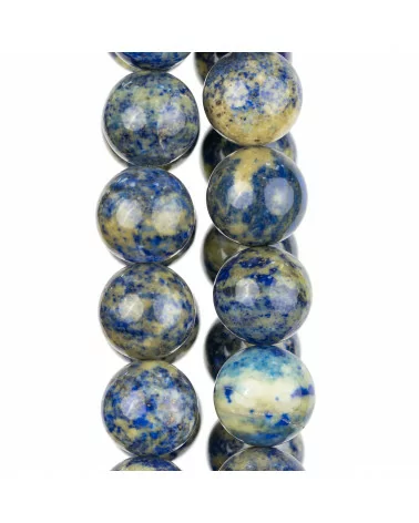 Lapislazzuli Blu Grezzo Tondo Liscio 16mm Giallo-LAPISLAZZULI BLU GREZZO | Worldofjewel.com