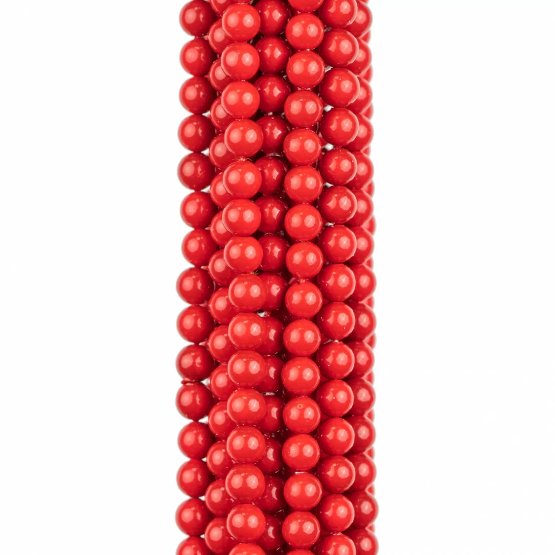 Perle di Maiorca Rosso Tondo Liscio 6mm-PERLE ROSSE | Worldofjewel.com