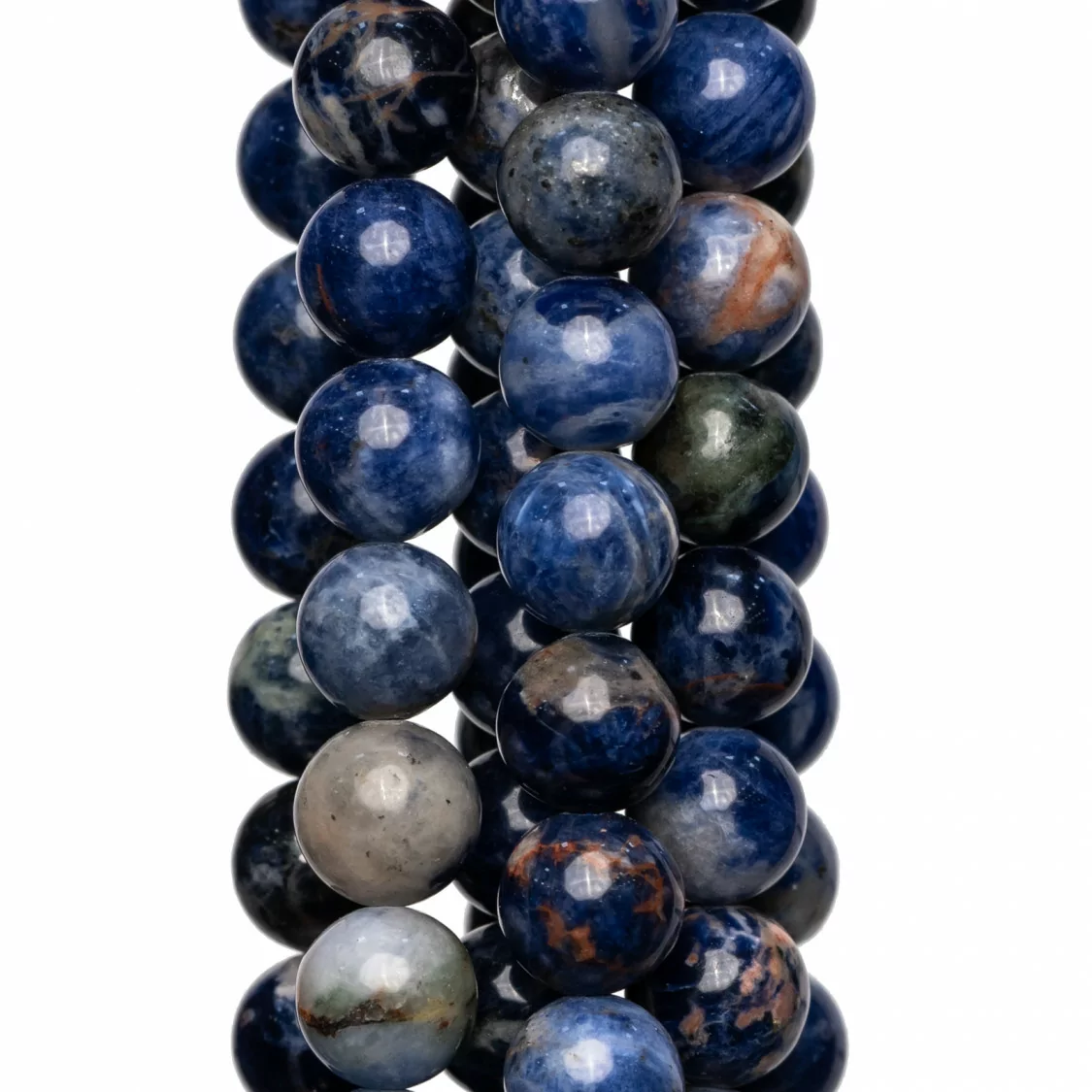 Sodalite Grezzo Tondo Liscio 10mm-SODALITE | Worldofjewel.com