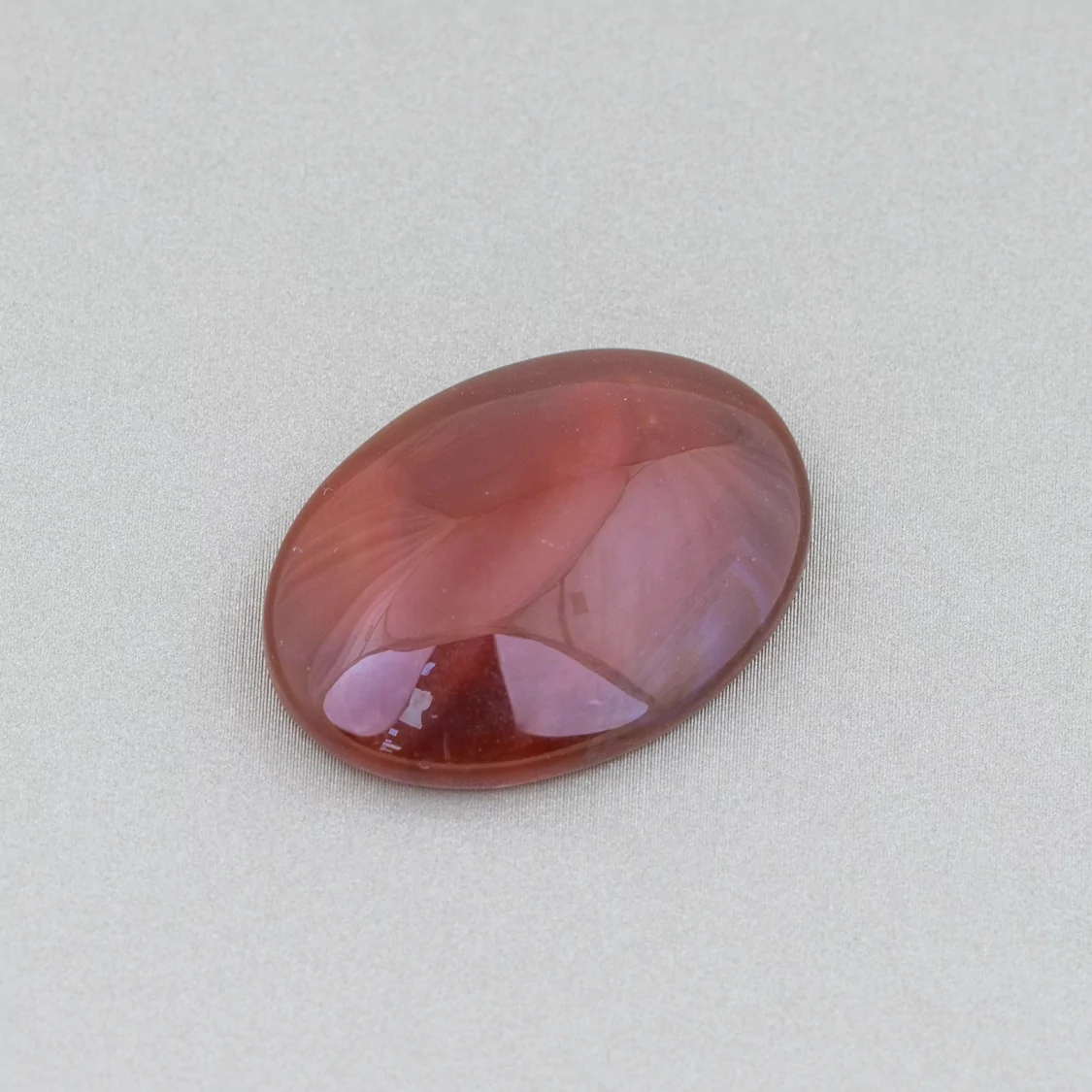 Componente Cabochon Grande Ovale 20x30mm 4pz Agata Rossa- CABOCHON GRANDI | Worldofjewel.com