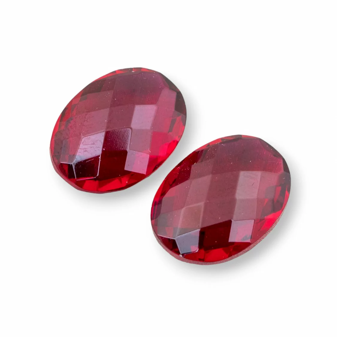 Componente Cabochon Pietra Idrotermale Ruby Ovale 12x16mm 2pz- CABOCHON TERMODIFFUSO | Worldofjewel.com