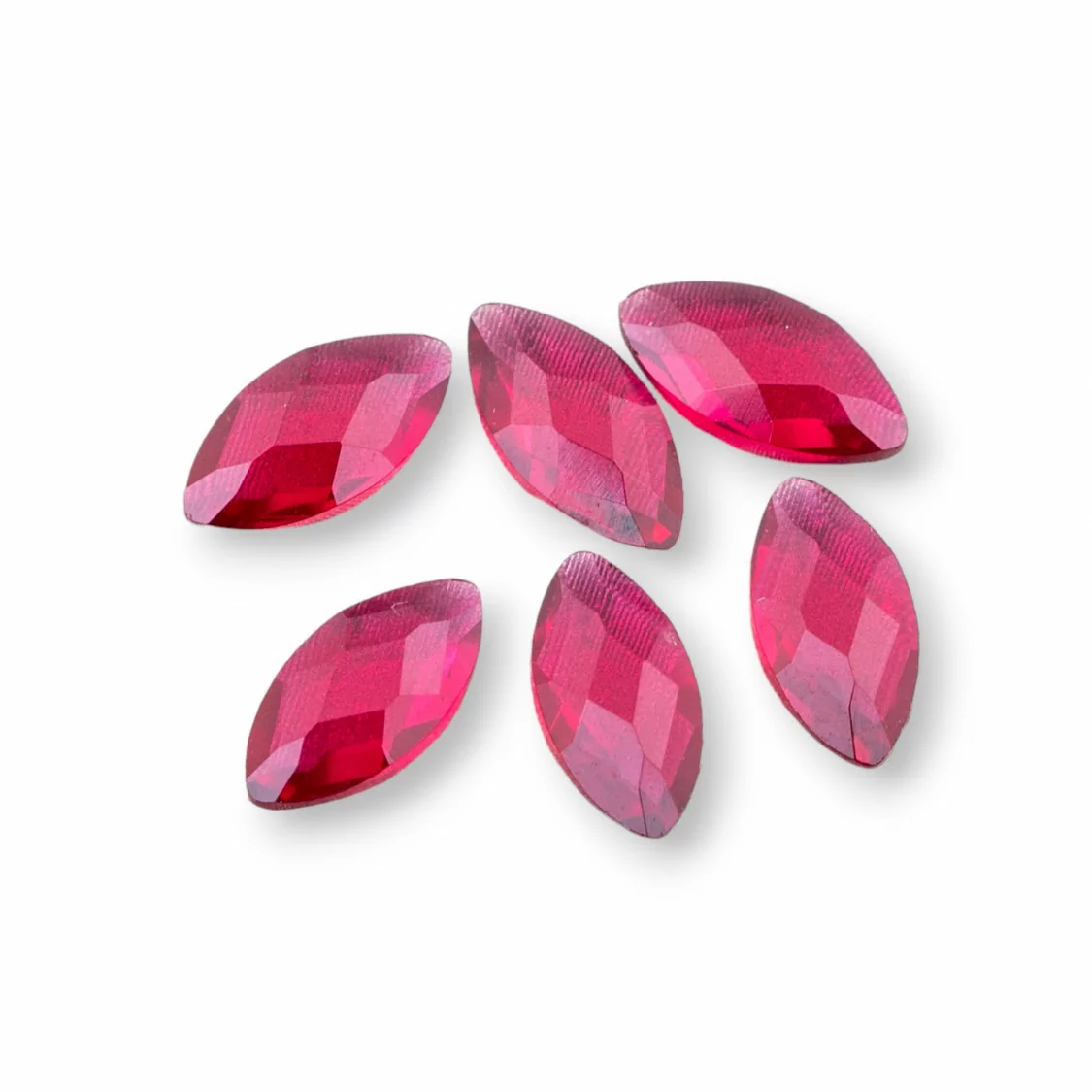 Componente Cabochon Pietra Idrotermale Ruby Riso 5x10mm 12pz- CABOCHON TERMODIFFUSO | Worldofjewel.com