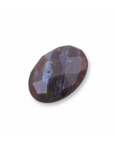 Componente Cabochon Grande Ovale Sfaccettato 20x30mm 1pz Agata Indiana- CABOCHON GRANDI | Worldofjewel.com