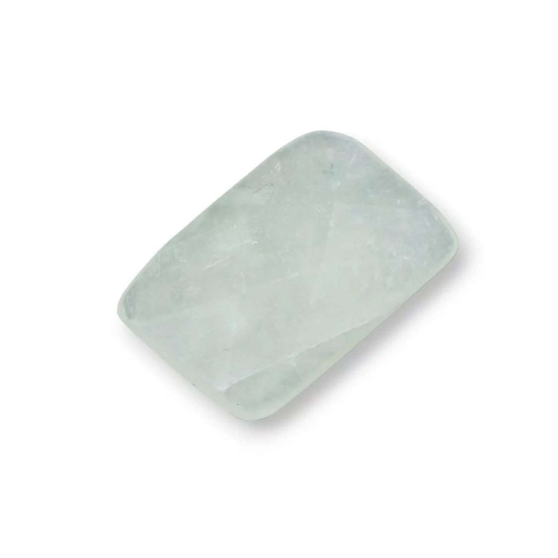 Componente Cabochon Grande Rettangolo Sfaccettato 20x30mm 1pz New Jade- CABOCHON GRANDI | Worldofjewel.com