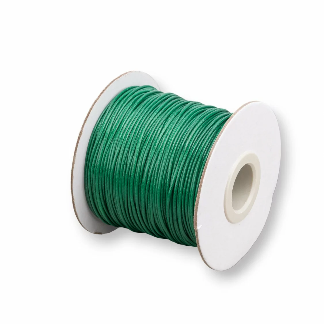 Cordone Cordoncino In Cotone Cerato 1,0mm 80 Metri Verde-CORDONCINO CERATO | Worldofjewel.com