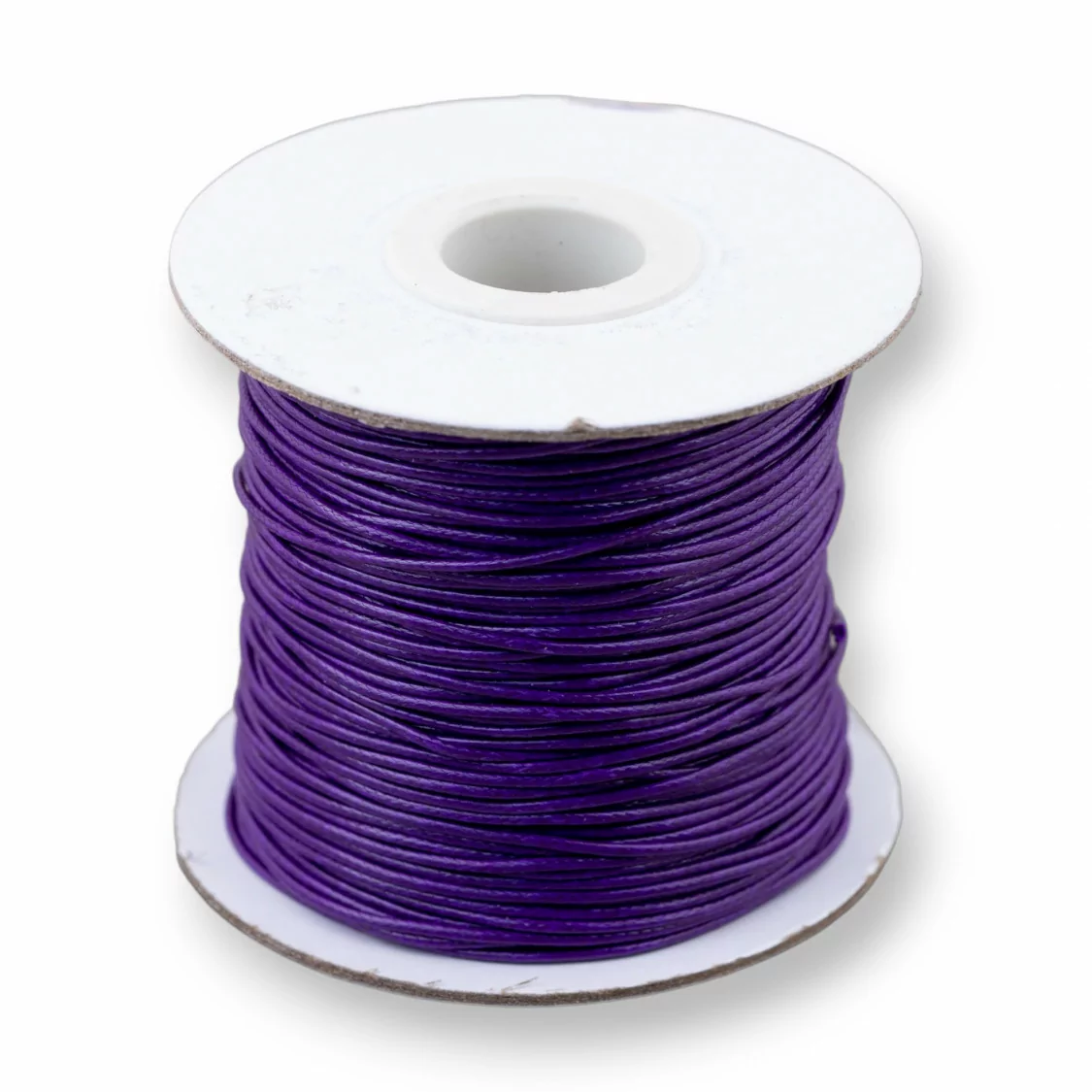 Cordone Cordoncino In Cotone Cerato 1,0mm 80 Metri Viola-CORDONCINO CERATO | Worldofjewel.com