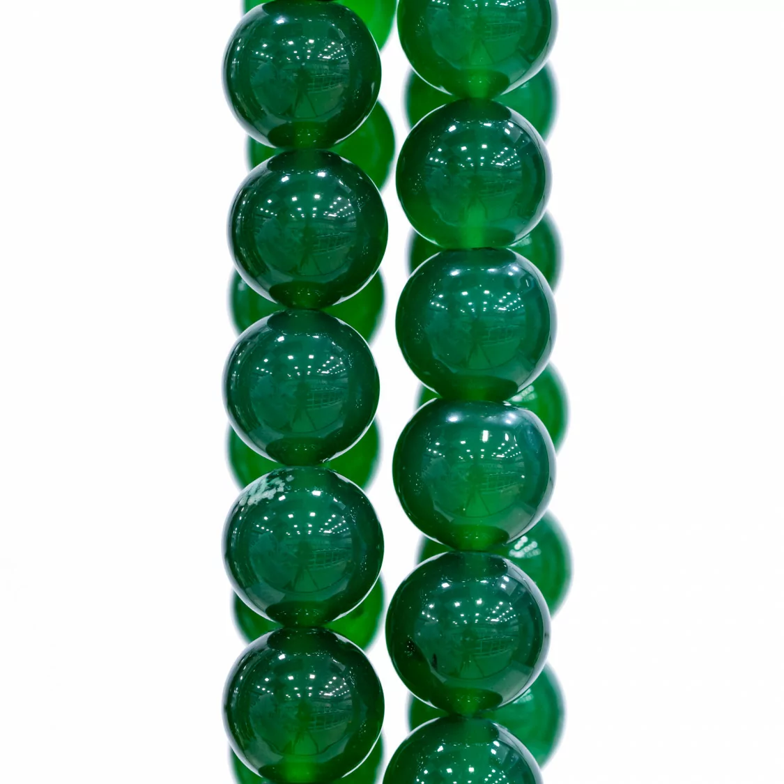 Agata Verde Tondo Liscio 10mm-AGATA VERDE | Worldofjewel.com