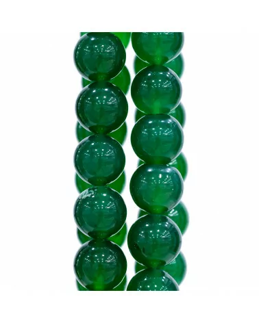 Agata Verde Tondo Liscio 10mm-AGATA VERDE | Worldofjewel.com