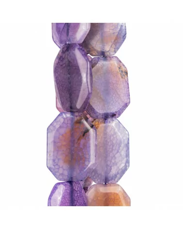 Agata Viola Crash Piatto 30x40mm-AGATA VIOLA | Worldofjewel.com