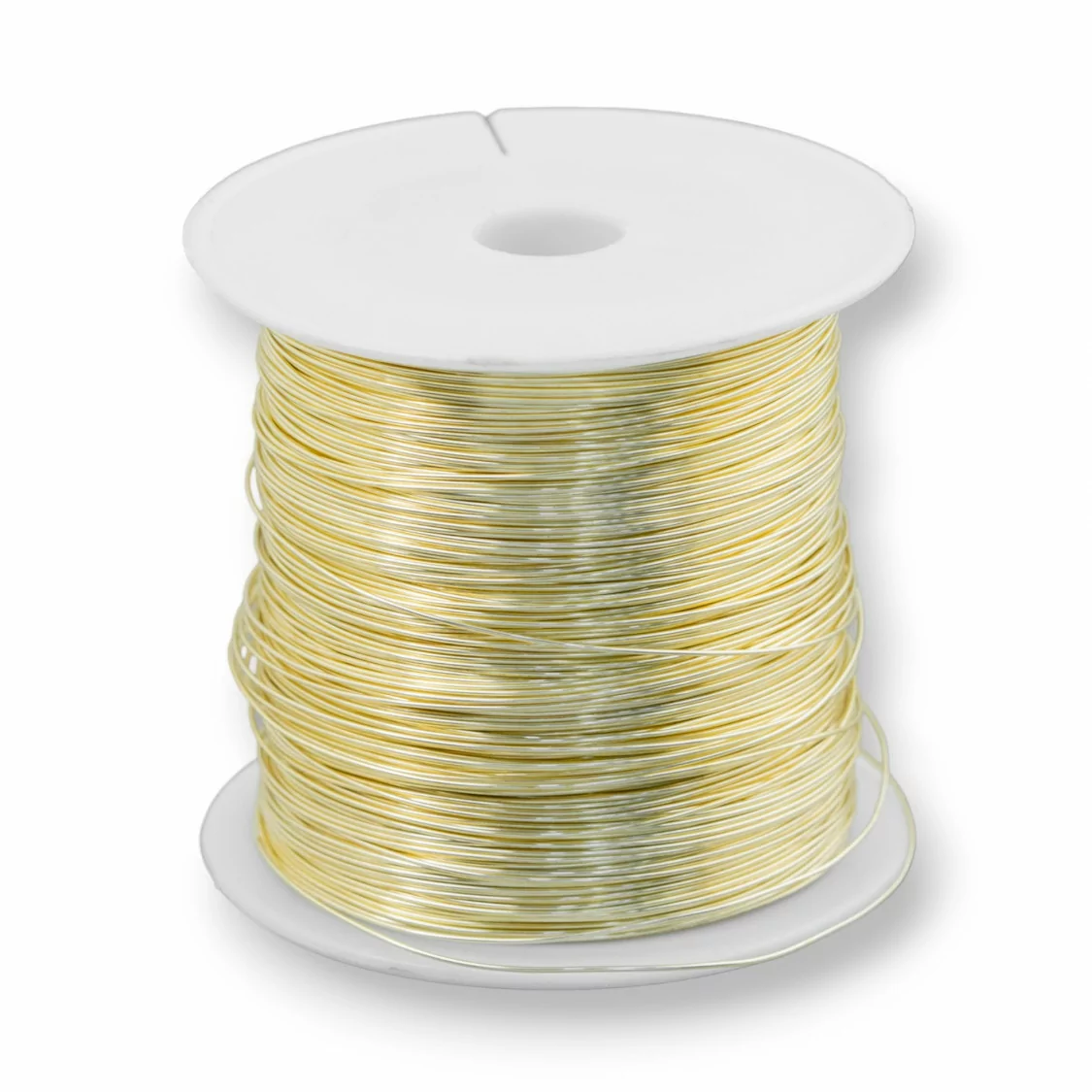 Filo di Ottone Modellabile Protetto Contro Ossidatura Misura 0,2mm 250gr Oro 18k-FILI DI OTTONE E BRONZO | Worldofjewel.com