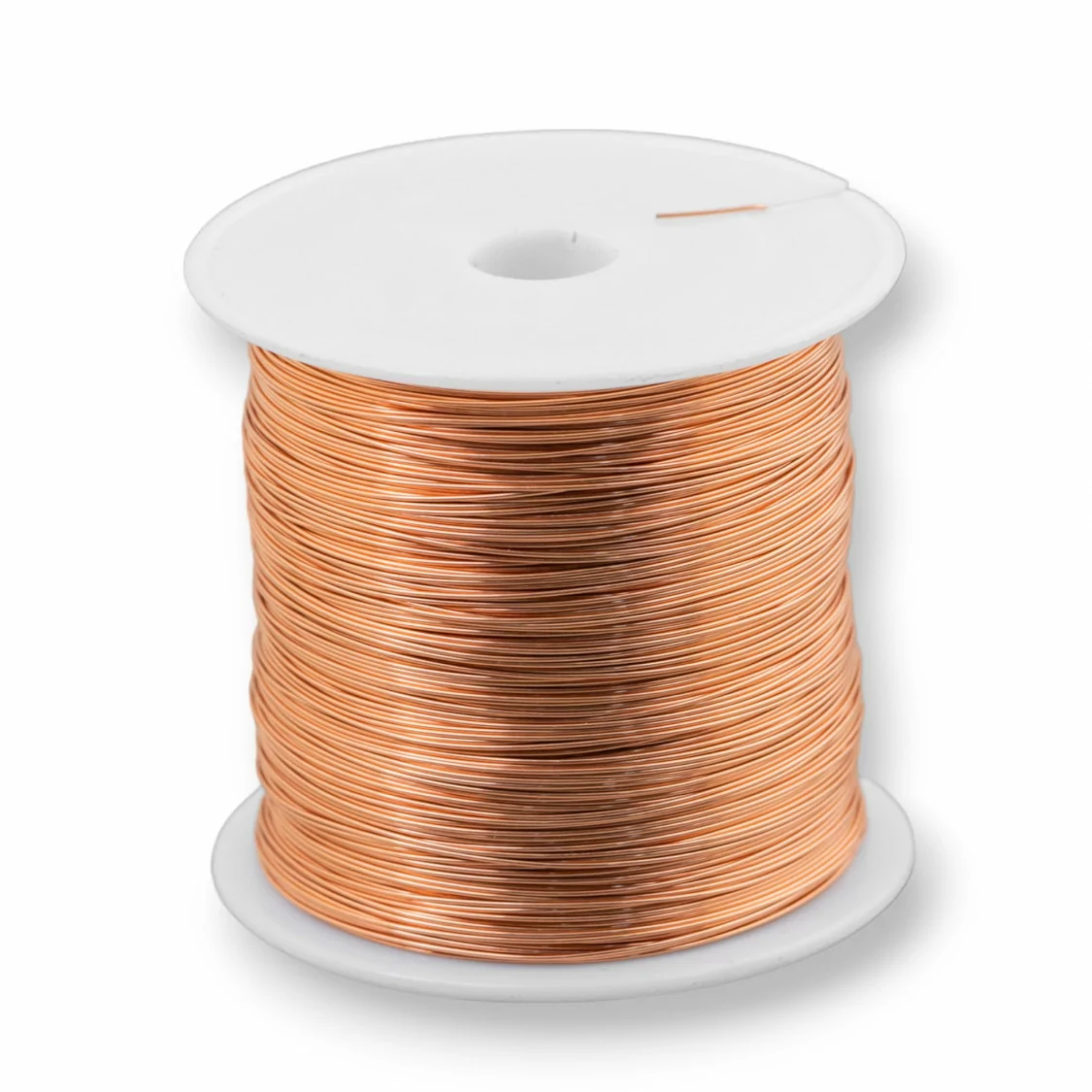 Filo di Ottone Modellabile Protetto Contro Ossidatura Misura 0,5mm 250gr Oro Rosa-FILI DI OTTONE E BRONZO | Worldofjewel.com