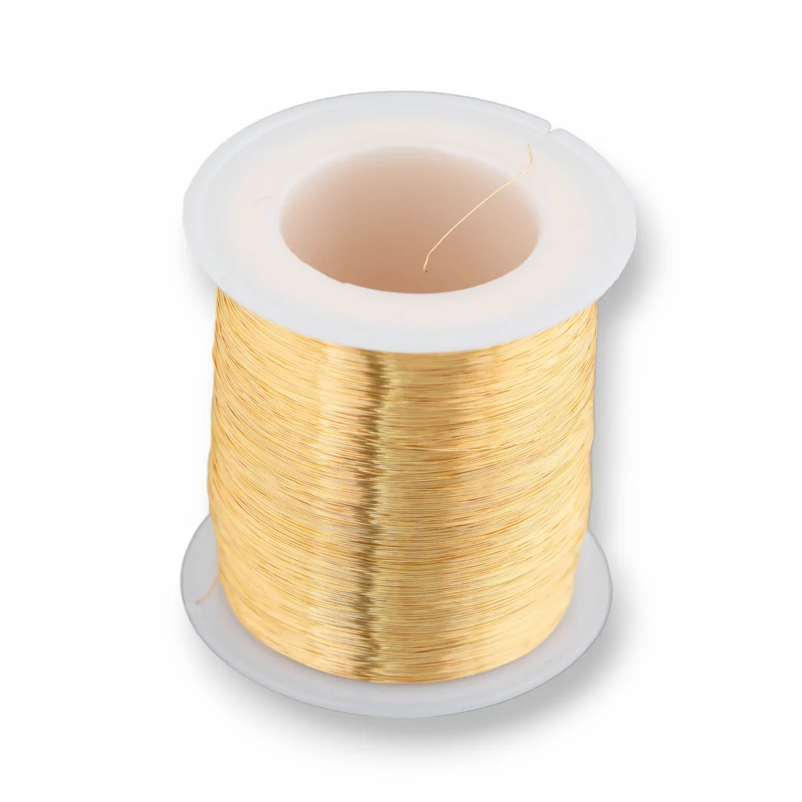 Filo di Ottone Modellabile Protetto Contro Ossidatura Misura 0,2mm 250gr Oro-FILI DI OTTONE E BRONZO | Worldofjewel.com