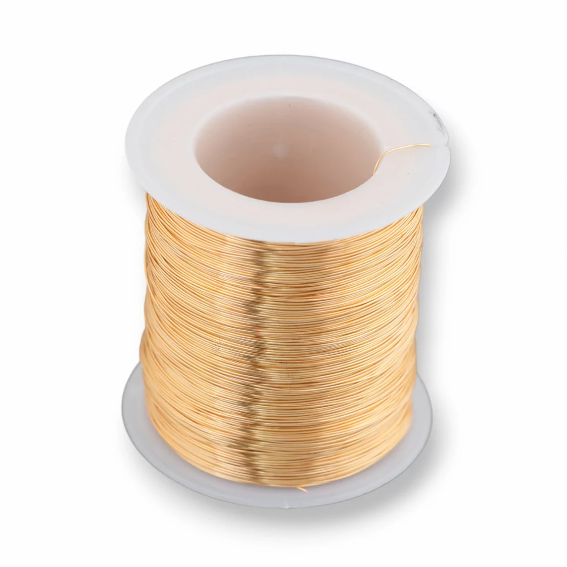 Filo di Ottone Modellabile Protetto Contro Ossidatura Misura 0,3mm 250gr Oro Rosa Chiaro-FILI DI OTTONE E BRONZO | Worldofjewel.com