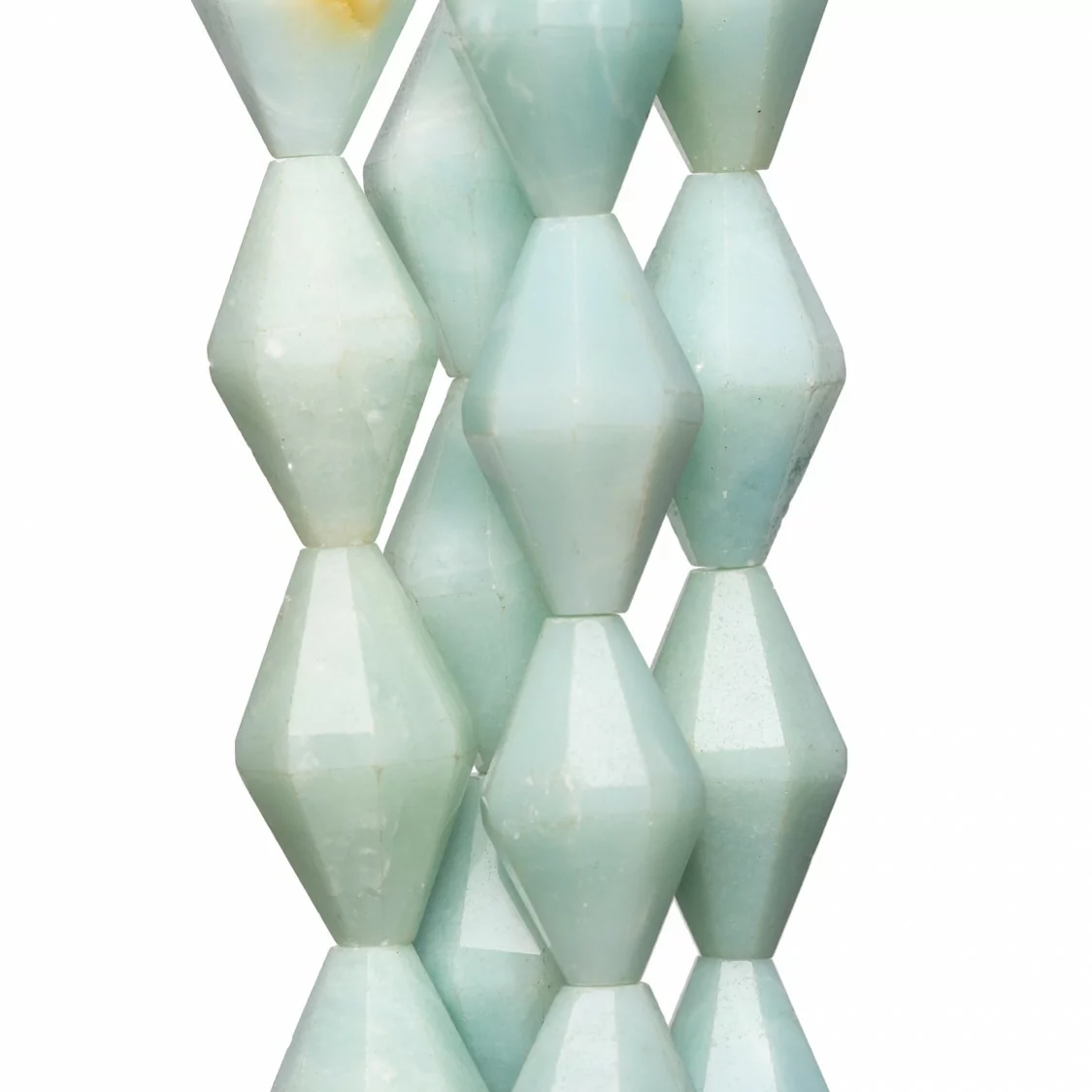 Amazzonite Bicono Sfaccettato 16x30mm Chiaro-AMAZONITE CLASSICA | Worldofjewel.com