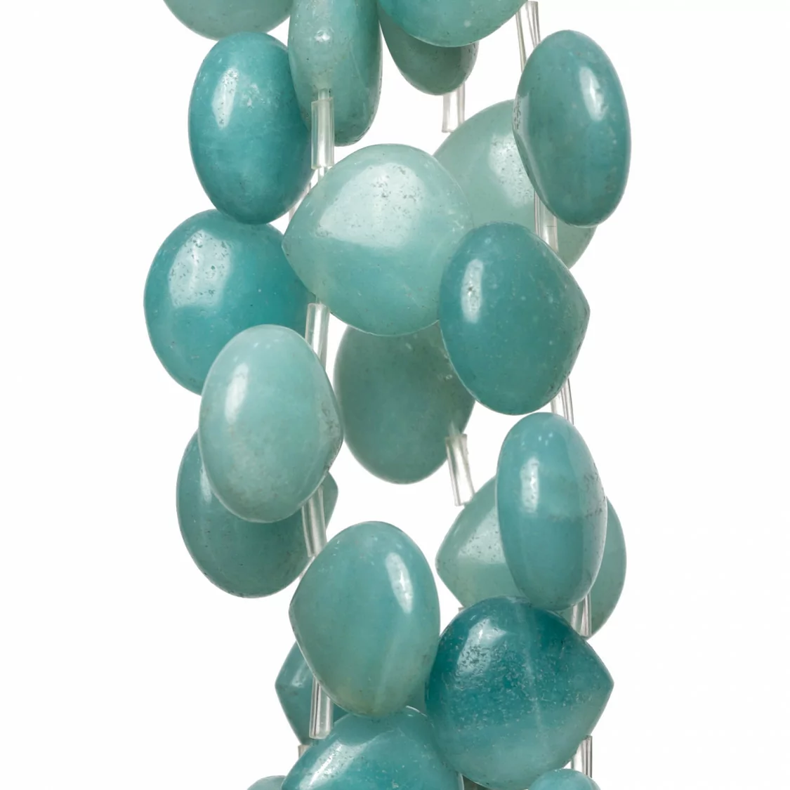 Amazzonite Gocce Piatte 14x14mm-AMAZONITE CLASSICA | Worldofjewel.com