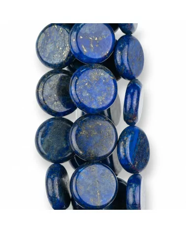 Lapislazzuli Blu Rinforzato Tondo Piatto Liscio 16mm Spessore 5mm-LAPISLAZZULI BLU RINFORZATO | Worldofjewel.com