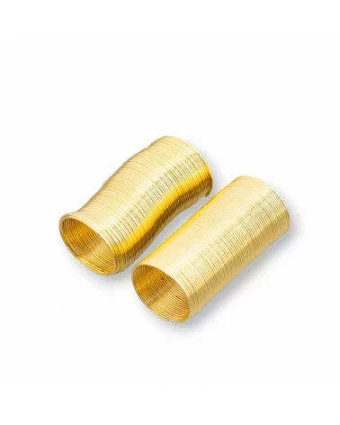 Filo Armonico Di Acciaio 316 Per Anelli 0,6x20mm 45gr 5pz Dorato-FILO DI ACCIAIO | Worldofjewel.com