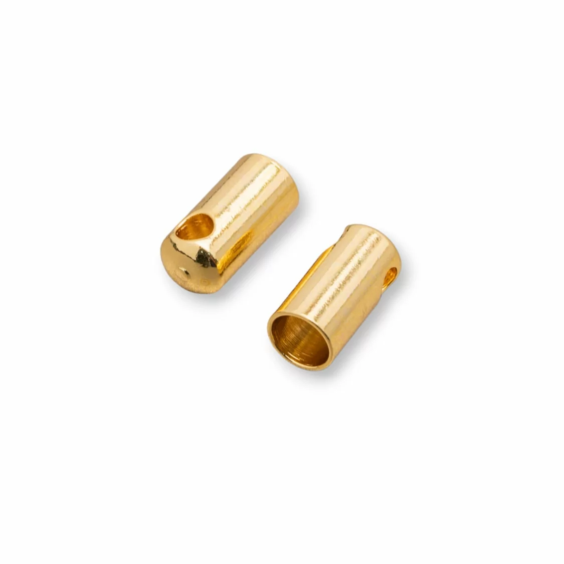 Capocorda Di Acciaio Interno 2,0mm Esterno 2,5x7,0 Placcato Oro 150pz-CAPOCORDA | Worldofjewel.com