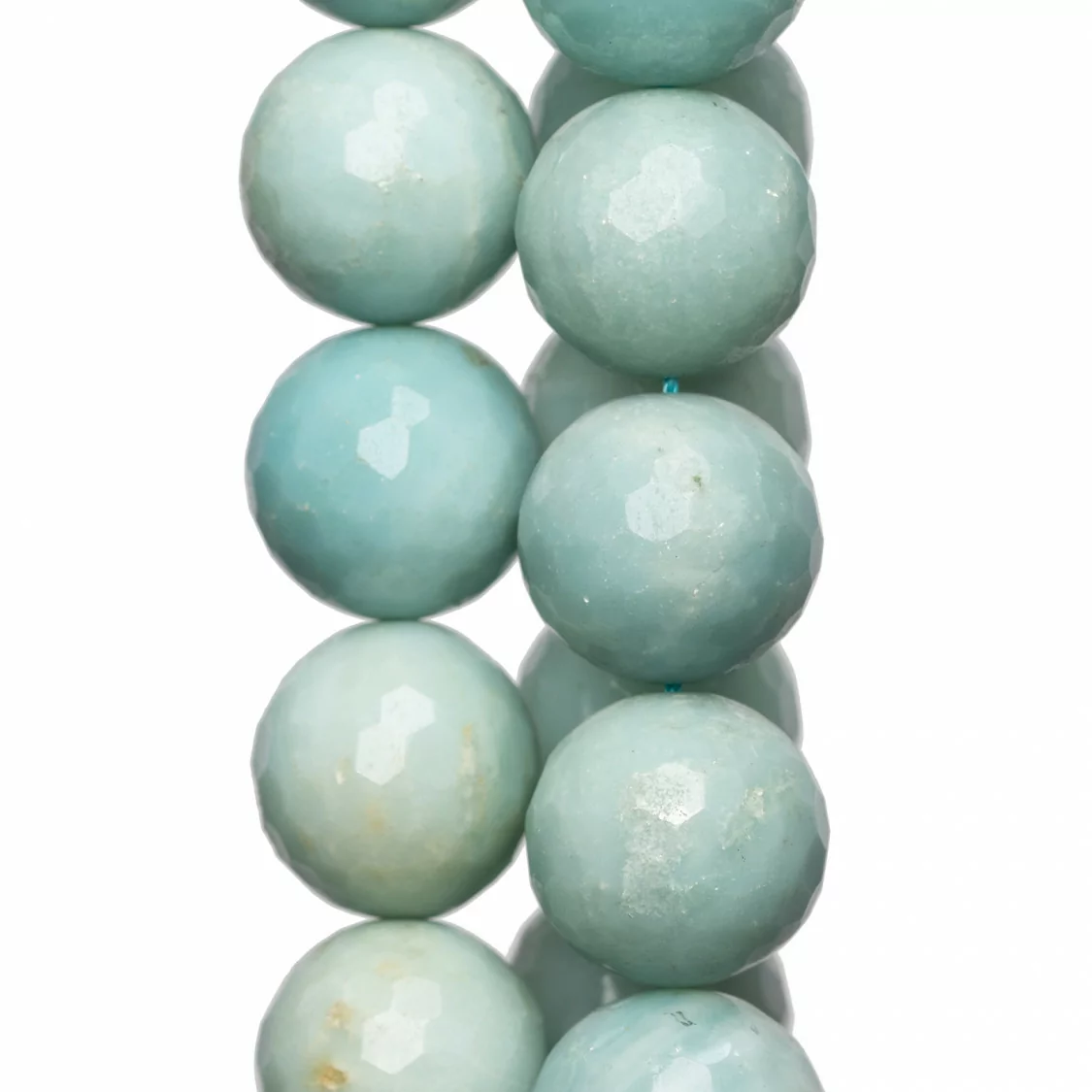 Amazzonite Perlina Tonda Sfaccettata 20mm-AMAZONITE CLASSICA | Worldofjewel.com