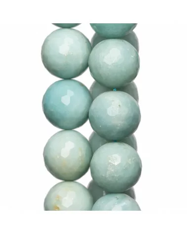 Amazzonite Perlina Tonda Sfaccettata 20mm-AMAZONITE CLASSICA | Worldofjewel.com