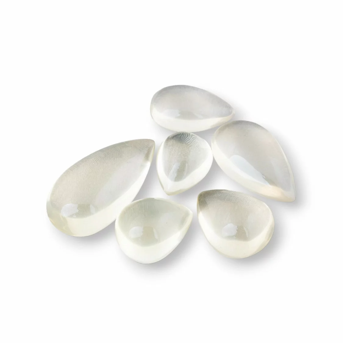 Cabochon A Goccia Miste Di Quarzo Lemon 1pz 13gr Circa- CABOCHON DI PIETRE DURE | Worldofjewel.com