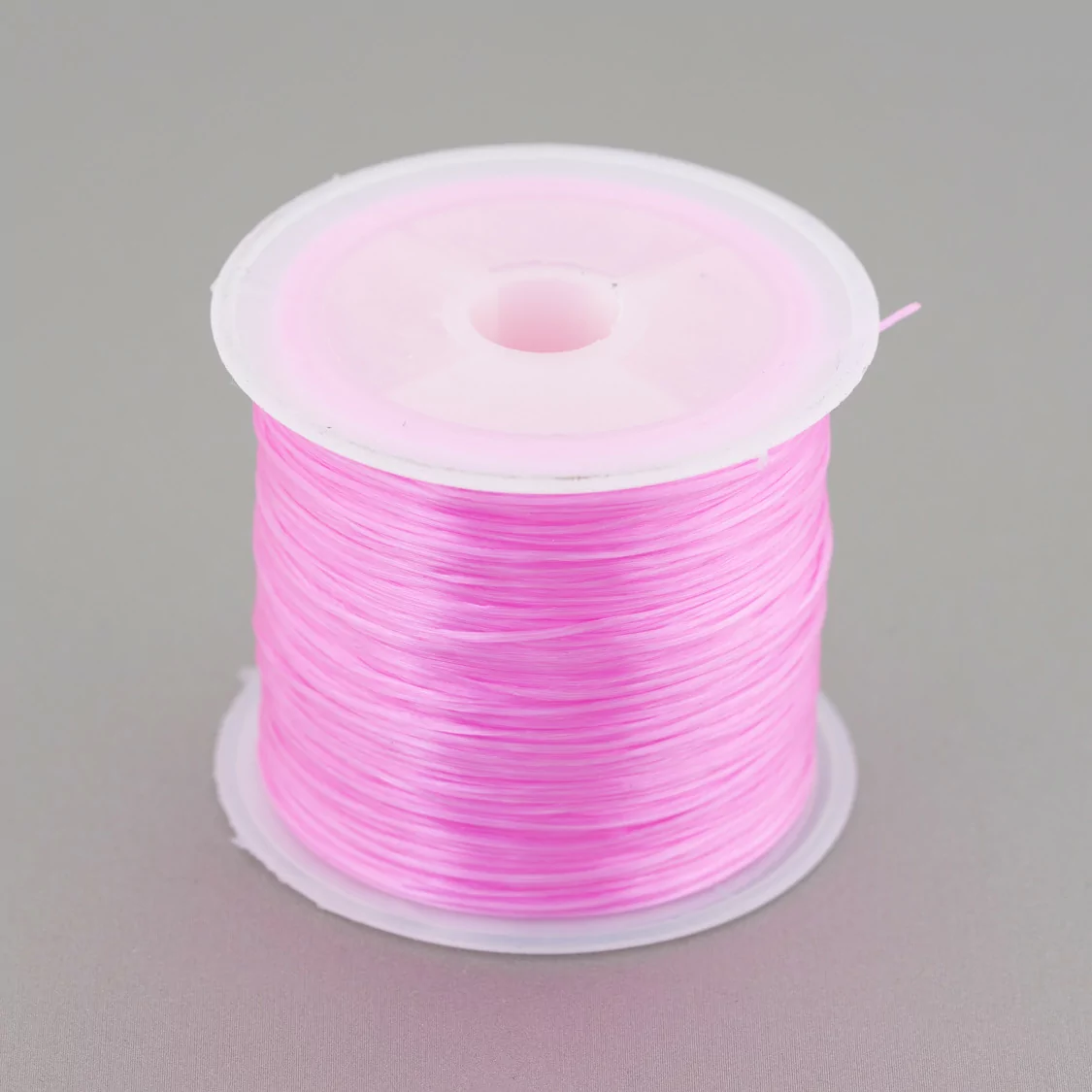 Filo di Elastico Multifilo Misura 0,5mm 30 Metri 1 Bobina Rosa Intenso-FILO di ELASTICO | Worldofjewel.com