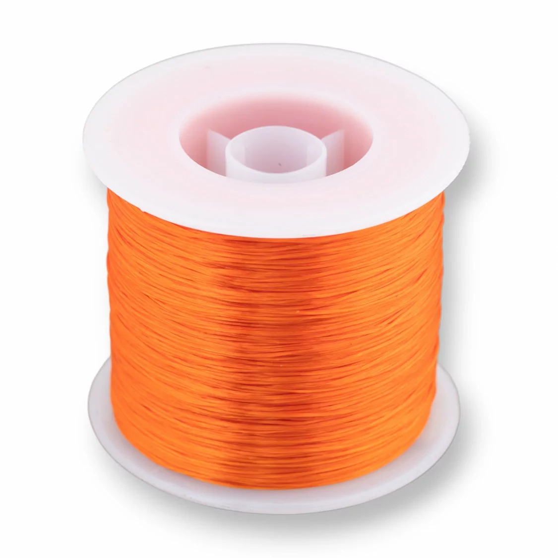 Filo di Elastico Multifilo Misura 0,5mm 500 Metri 1 Bobina Arancio Scuro-FILO di ELASTICO | Worldofjewel.com