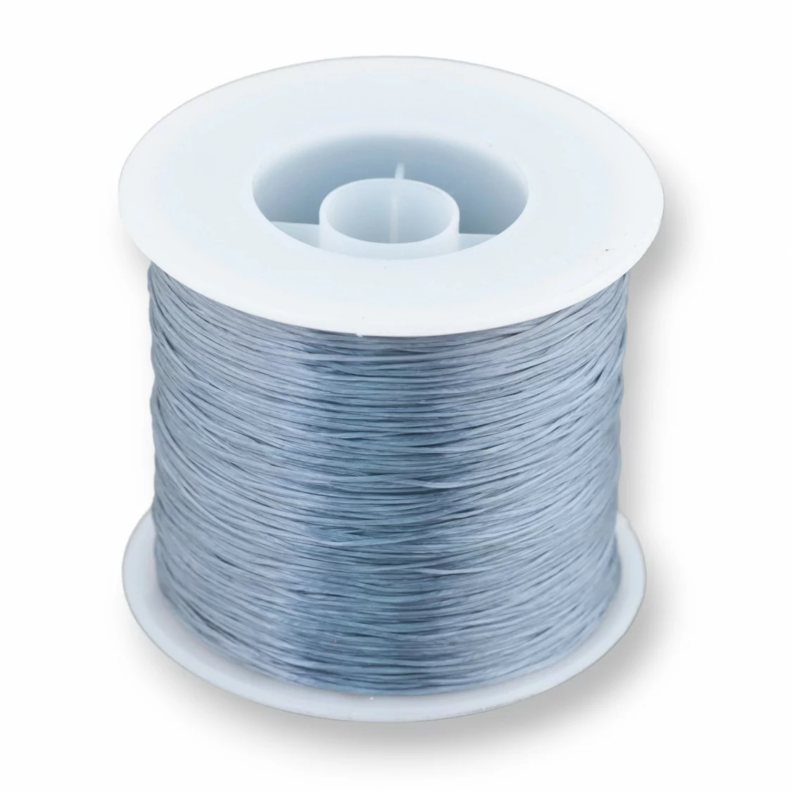 Filo di Elastico Multifilo Misura 0,5mm 500 Metri 1 Bobina Grigio-FILO di ELASTICO | Worldofjewel.com