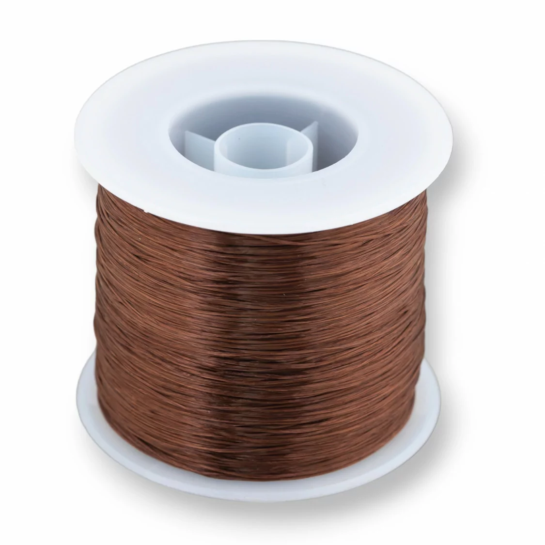 Filo di Elastico Multifilo Misura 0,5mm 500 Metri 1 Bobina Marrone-FILO di ELASTICO | Worldofjewel.com