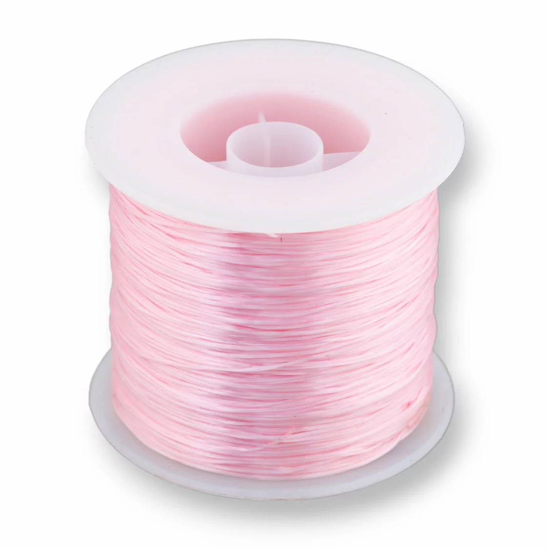 Filo di Elastico Multifilo Misura 0,5mm 500 Metri 1 Bobina Rosa-FILO di ELASTICO | Worldofjewel.com