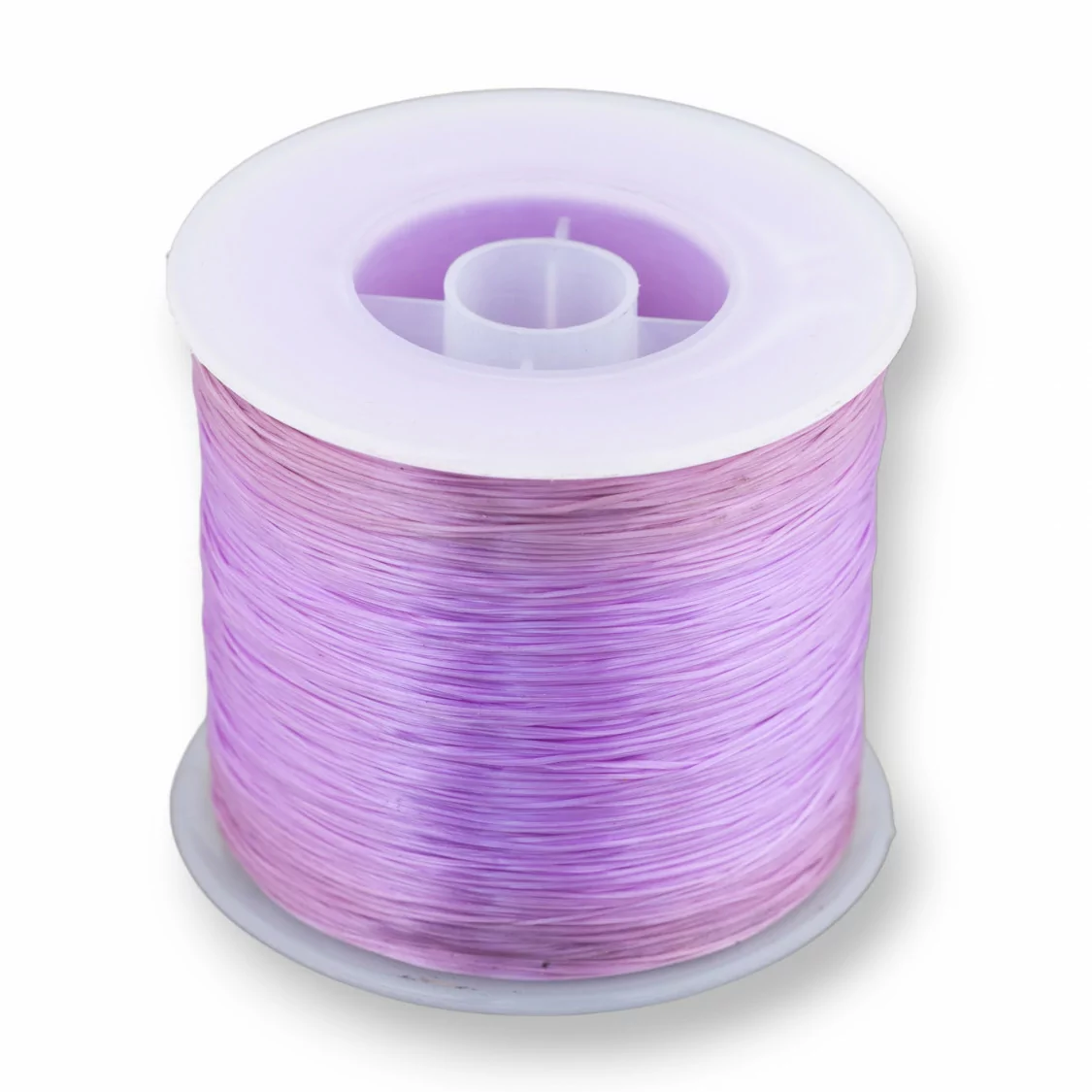 Filo di Elastico Multifilo Misura 0,5mm 500 Metri 1 Bobina Viola-FILO di ELASTICO | Worldofjewel.com