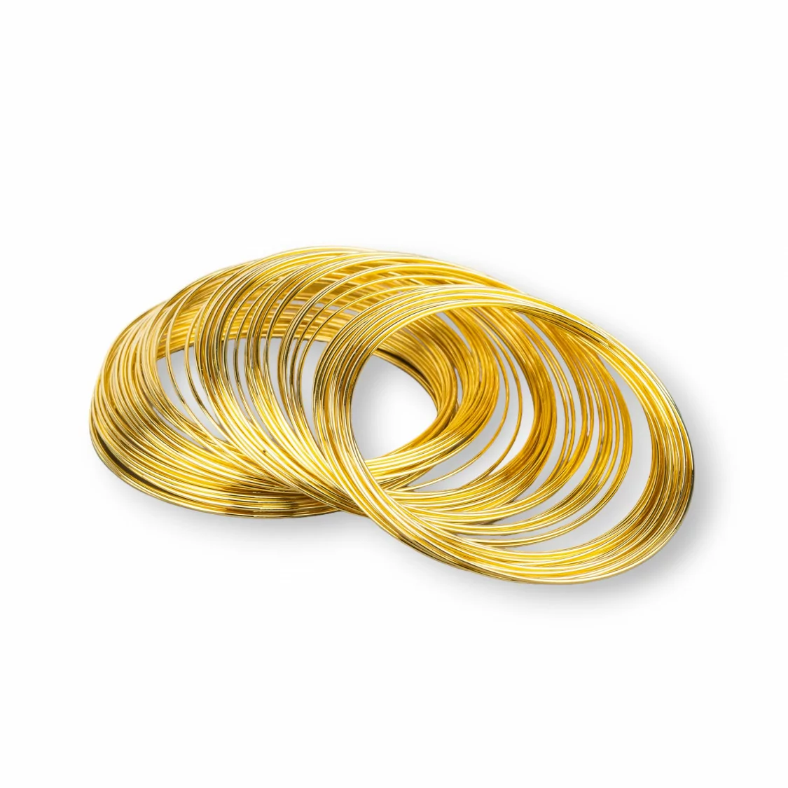 Filo Armonico Di Acciaio 316 Per Bracciali 0,6x65mm 75gr Placcato Oro-FILO DI ACCIAIO | Worldofjewel.com