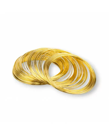 Filo Armonico Di Acciaio 316 Per Bracciali 1,0x65mm 75gr Placcato Oro-FILO DI ACCIAIO | Worldofjewel.com