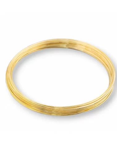 Filo Armonico Di Acciaio 316 Per Collana 0,6x120mm 75gr Placcato Oro-FILO DI ACCIAIO | Worldofjewel.com