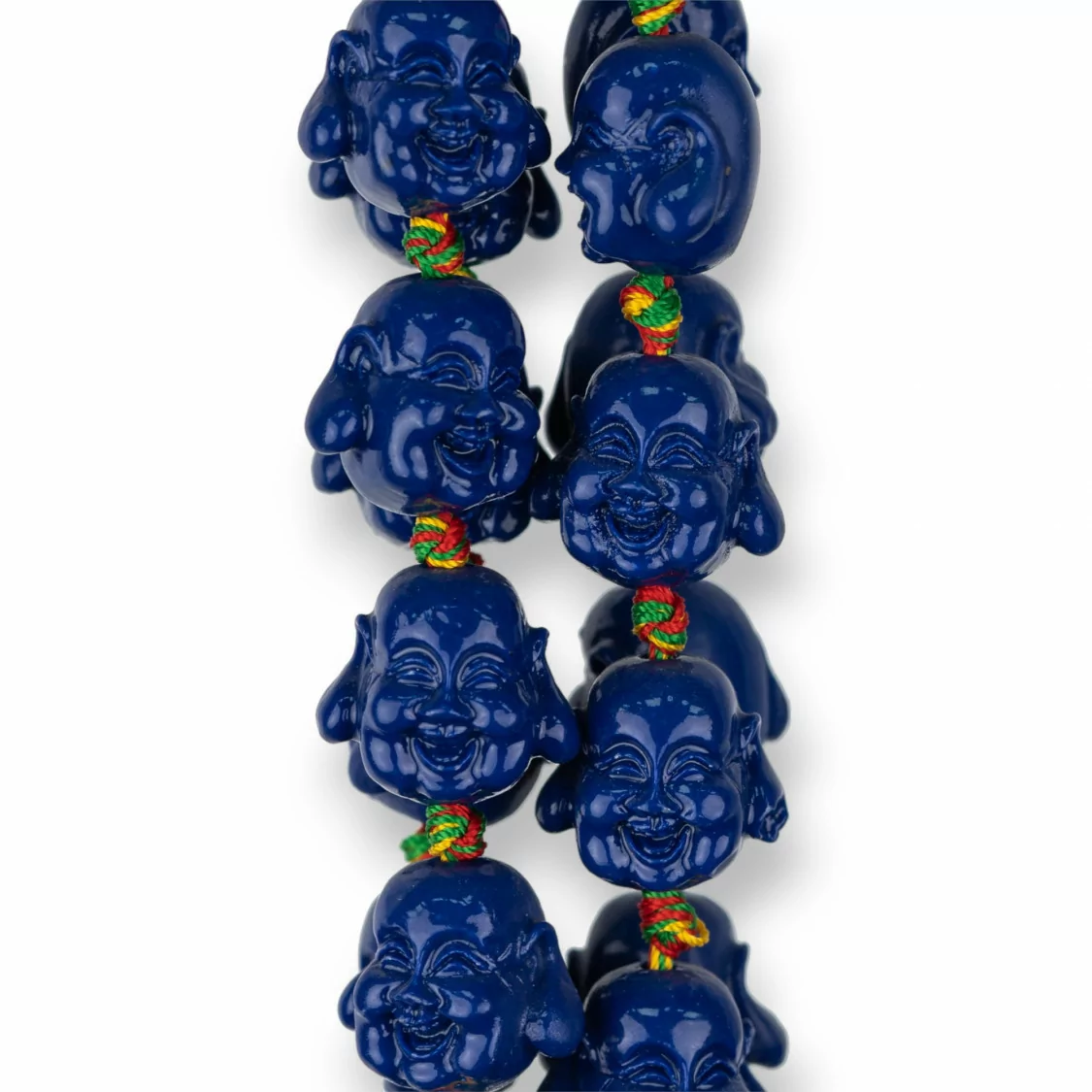 Resina Buddha 18x15mm 20pz Blu-RESINA A FILO | Worldofjewel.com