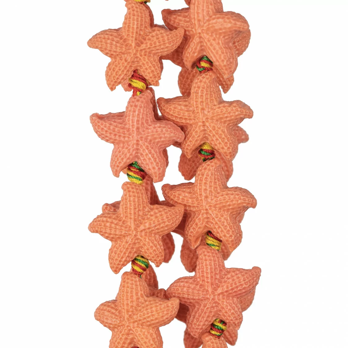 Resina Stelle Marine 20mm 16pz Rosa Salmone-RESINA A FILO | Worldofjewel.com